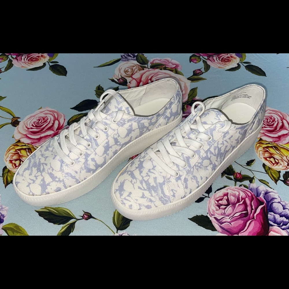 Nwot Open Edit Landyn Pattern Play Platform Sneak… - image 5